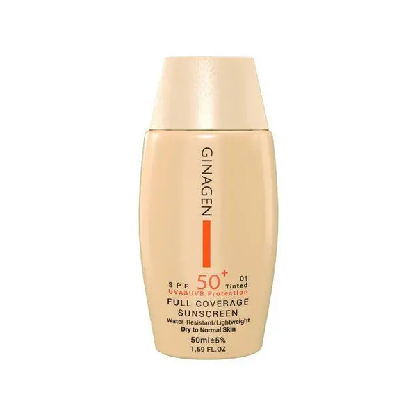 کرم ضد آفتاب SPF 50 ژیناژن شماره 01 مناسب پوست خشک و نرمال حجم 50 میلی لیتر - 3
