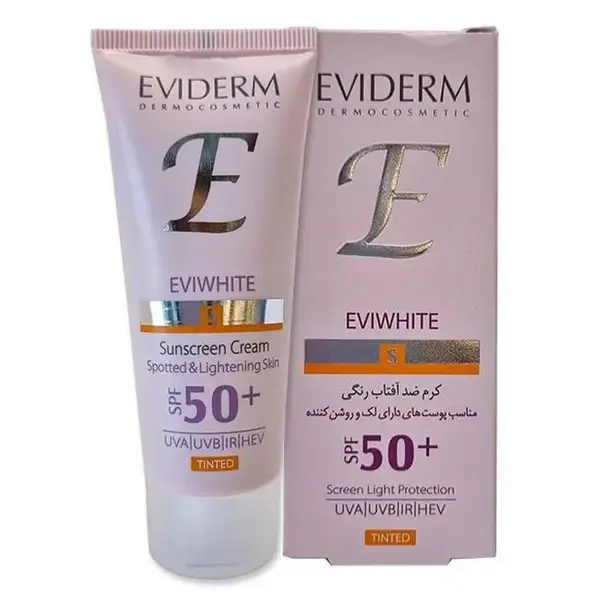 کرم ضد آفتاب رنگی اویدرم SPF 50 مدل 02 ‌مناسب پوست‌های لکه دار حجم 40 میلی‌لیتر - 2