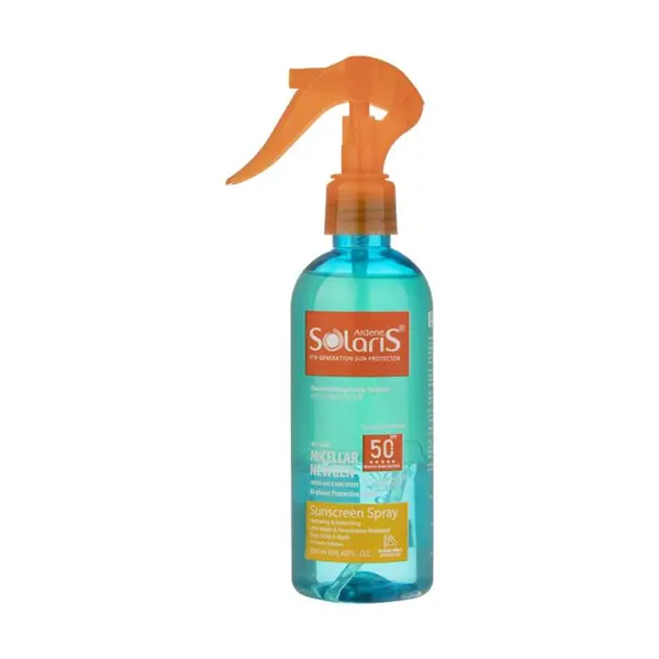 اسپری ضد آفتاب دوفاز میسلار نیوژن SPF50 سولاریس آردن 250 میلی لیتر - 2