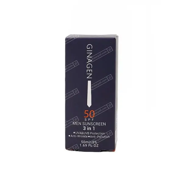 کرم ضد آفتاب آقایان ژیناژن SPF50 مدل 3 در 1 حجم 50 میل - 5
