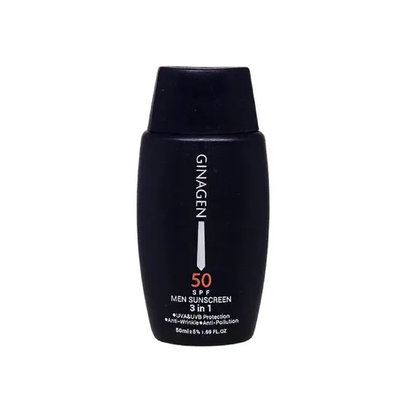 کرم ضد آفتاب بدون رنگ ژیناژن SPF 50 مدل 3in1 ‌مناسب برای انواع پوست حجم 50 میلی‌لیتر - 2