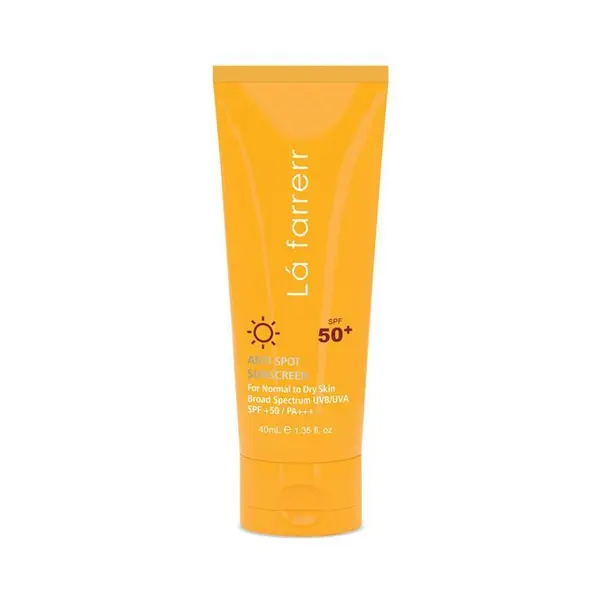 کرم ضد آفتاب و ضد لک بی رنگ لافارر SPF 50 مخصوص پوست خشک و معمولی 40 میلی لیتر - 4