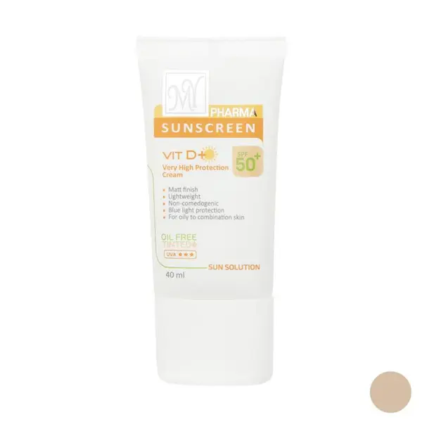 کرم ضد آفتاب رنگی مای فارما SPF50 مناسب انواع پوست حجم 40 میل - 4