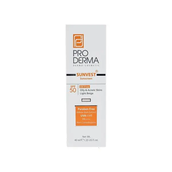 کرم ضد آفتاب فاقد چربی SPF 50 پرودرما مناسب پوست های چرب و جوش دار40 میلی لیتر - 4