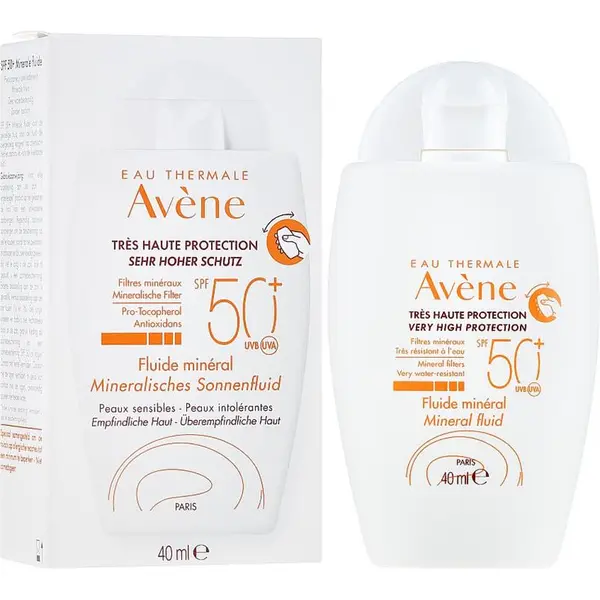 کرم ضد آفتاب اون فلوئیدی مینرال بی رنگ SPF50 حجم 40 میل - 4