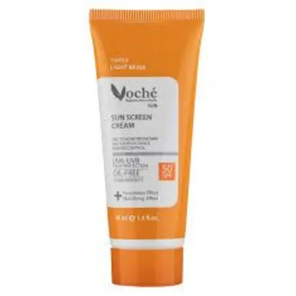 کرم ضد آفتاب رنگی پوست چرب وچه SPF 50 - بژ روشن 40 میل - 2