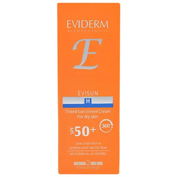 کرم ضد آفتاب رنگی اویدرم +SPF50 مدل اوی سان مناسب پوست خشک 40 میلی لیتر بژ طبیعی - 4