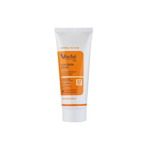 کرم ضدآفتاب بی رنگ SPF50  پوست چرب مستعد آکنه 40 میل وچه - 3