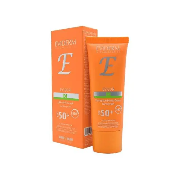 کرم ضد آفتاب مناسب پوست چرب SPF50 اویدرم بی رنگ 40 میلی لیتر - 2