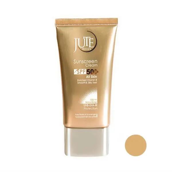 کرم ضد آفتاب رنگی SPF50 مناسب انواع پوست ژوت 40 میل-بژ طبیعی - 2