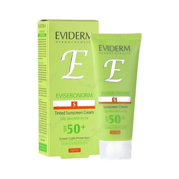 کرم ضدآفتاب SPF50  رنگی مناسب پوست های چرب دارای جوش اوی سبونورم اویدرم حجم 40 میلی گرم - 5