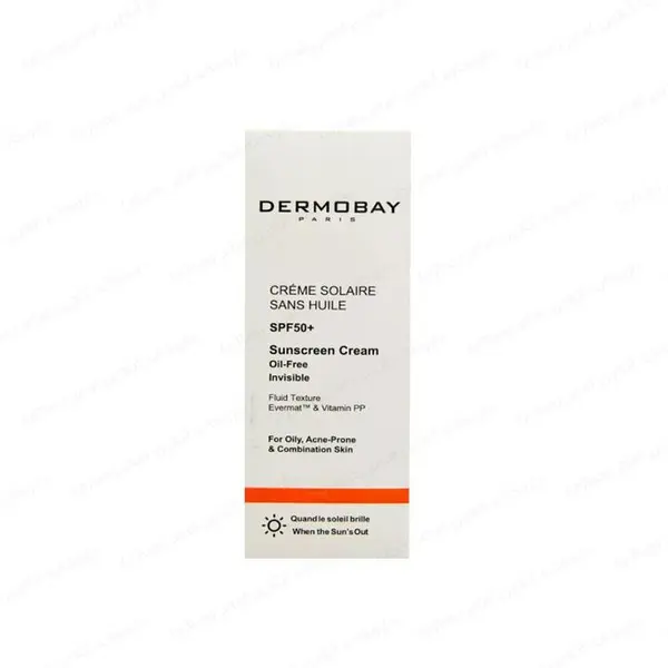 فلوئید ضدآفتاب فاقد چربی SPF50 بی رنگ درموبای 40ml - 2