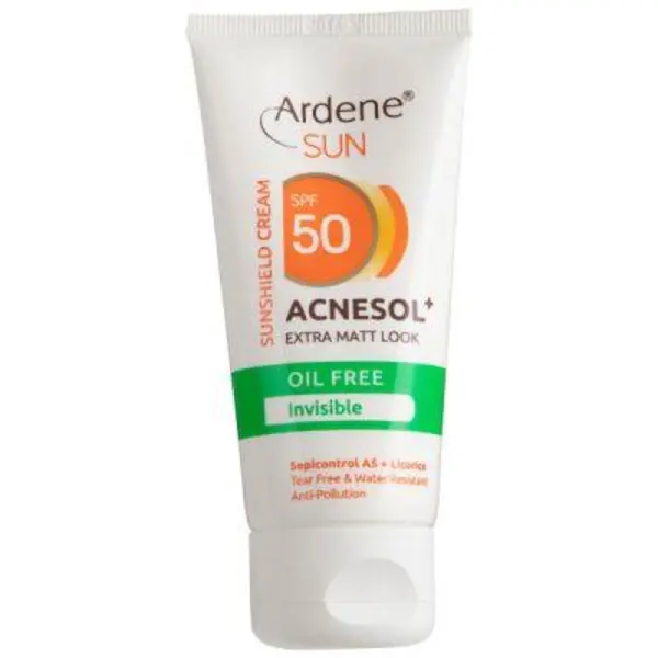 کرم ضد آفتاب ضد جوش اکنه سول اینویزیبل SPF 50 آردن حجم 50 میل اورجینال - 2