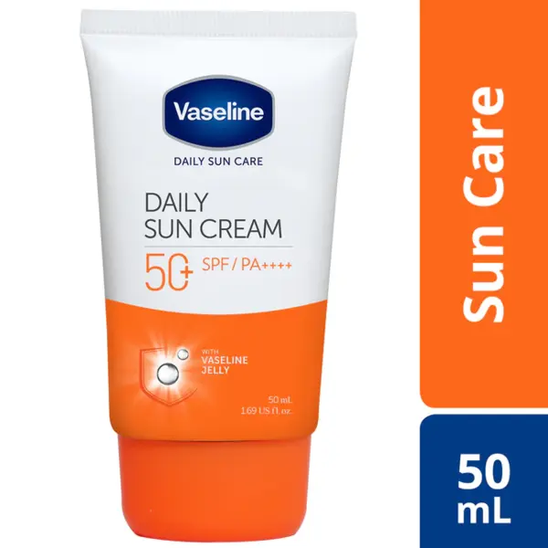 کرم ضد آفتاب بی رنگ وازلین  SPF50 مدل دیلی سان مناسب انواع پوست حجم 50 میلی لیتر - 5