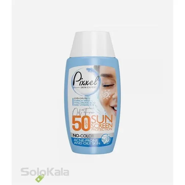 کرم ضد آفتاب SPF50 پیکسل مناسب پوست چرب و جوش دار 50 میلی لیتر - 4