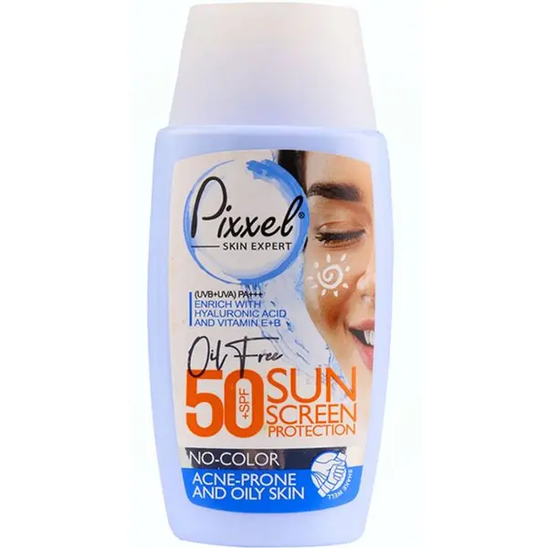 کرم ضد آفتاب SPF50 پیکسل مناسب پوست چرب و جوش دار 50 میلی لیتر - 3