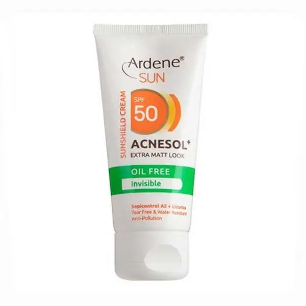 کرم ضد آفتاب ضد جوش اکنه سول اینویزیبل SPF 50 آردن حجم 50 میل اورجینال - 3