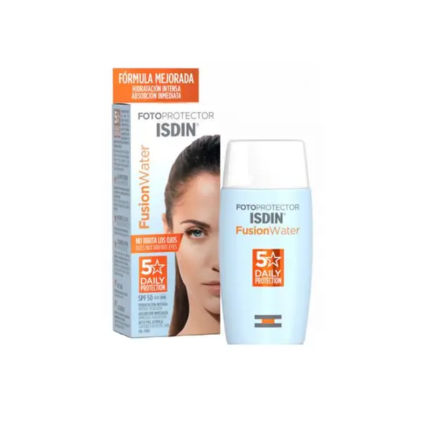 ضد آفتاب بی رنگ فیوژن واتر SPF 50 ایزدین 50 میلی لیتر - 5