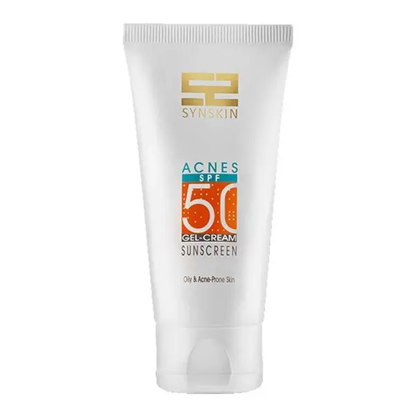 کرم ژل ضد آفتاب بی رنگ اکنس ساین اسکین SPF50 پوست مستعد جوش 50 میل - 2