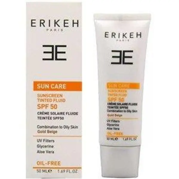 کرم ضد آفتاب SPF50 بژ طلایی پوست مختلط تا چرب اریکه 50 میل - 2