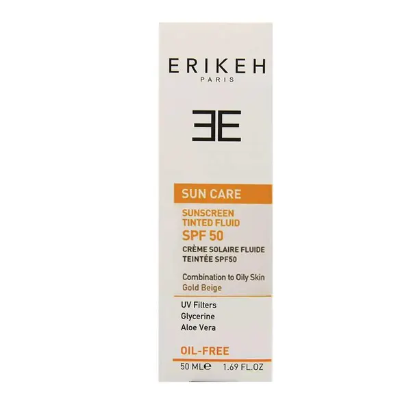 کرم ضد آفتاب Spf50 اریکه مناسب پوست معمولی و خشک حجم 50 میل - بژ طبیعی - 4