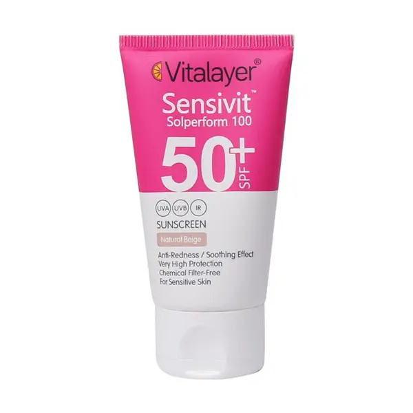 کرم ضد آفتاب SPF50 پوست حساس ویتالیر 50 میلی لیتر - 4