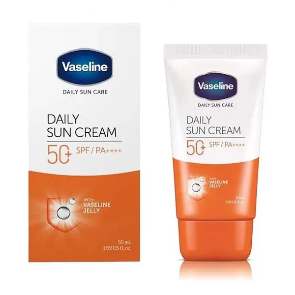 کرم ضد آفتاب بی رنگ وازلین  SPF50 مدل دیلی سان مناسب انواع پوست حجم 50 میلی لیتر - 3