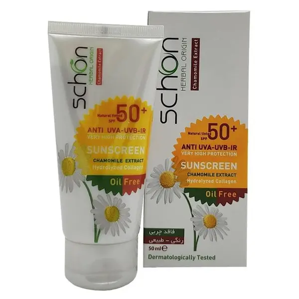کرم ضد آفتاب فاقد چربی شون SPF 50 بدون رنگ مناسب پوست های چرب 50 میلی لیتر - 4
