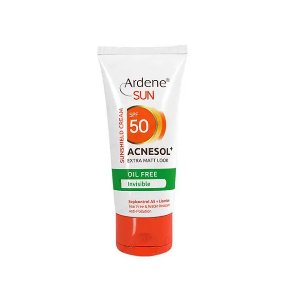 کرم ضد آفتاب ضد جوش اکنه سول اینویزیبل SPF 50 آردن حجم 50 میل اورجینال - 4