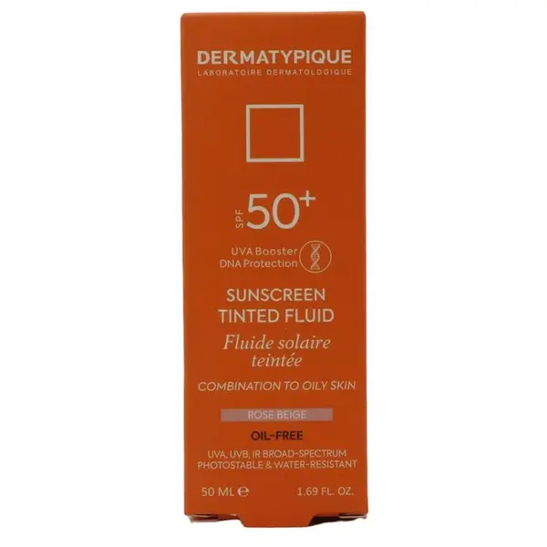 کرم ضد آفتاب رنگی SPF50 درماتیپیک مناسب پوست مختلط و چرب حجم 50 میل - رنگ رز بژ (151928) - 3