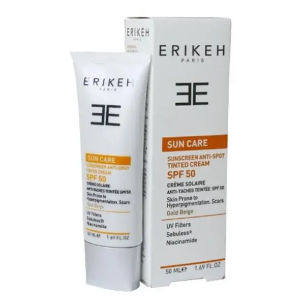 کرم ضد آفتاب و ضد لک SPF50 اریکه حجم 50 میل - بژ طبیعی (209314) - 2