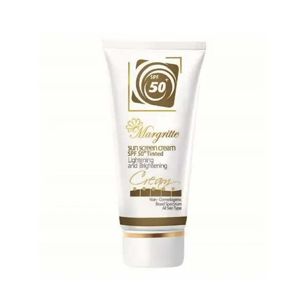 کرم ضدآفتاب روشن کننده مارگریت بژ روشن SPF50 حجم 65mL - 2