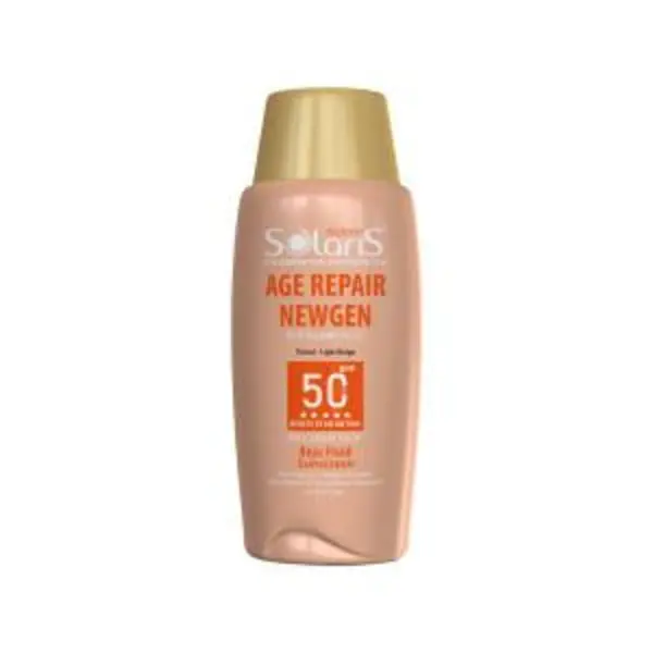 فلوئید ضد آفتاب و ضد چروک آردن سولاریس مدل ایج ریپیر نیوژن SPF 50 مناسب انواع پوست حجم 75 میلی لیتر - بژ روشن - 5