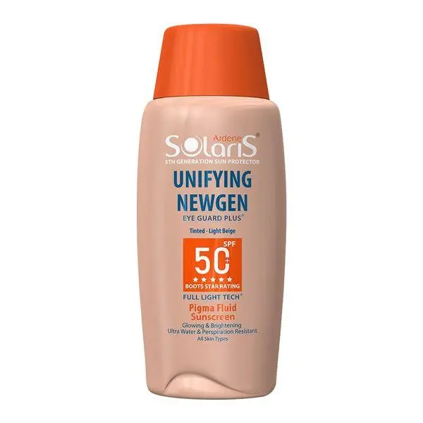 فلوئید ضدآفتاب ضد لک یونی فایینگ نیوژن  SPF 50 بژ روشن آردن سولاریس 75 میلی لیتری - 4