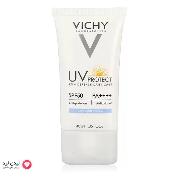 کرم ضد آفتاب بدون رنگ ویشی SPF 50 مدل Anti Shine ‌مناسب پوست‌های چرب و مختلط حجم 40 میلی‌لیتر - 3