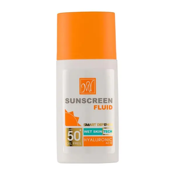 فلوئید ضد آفتاب بی رنگ مای SPF50 مدل Hyaluronic Acid مناسب انواع پوست حجم 50 میلی لیتر مجموعه 2 عددی - 2