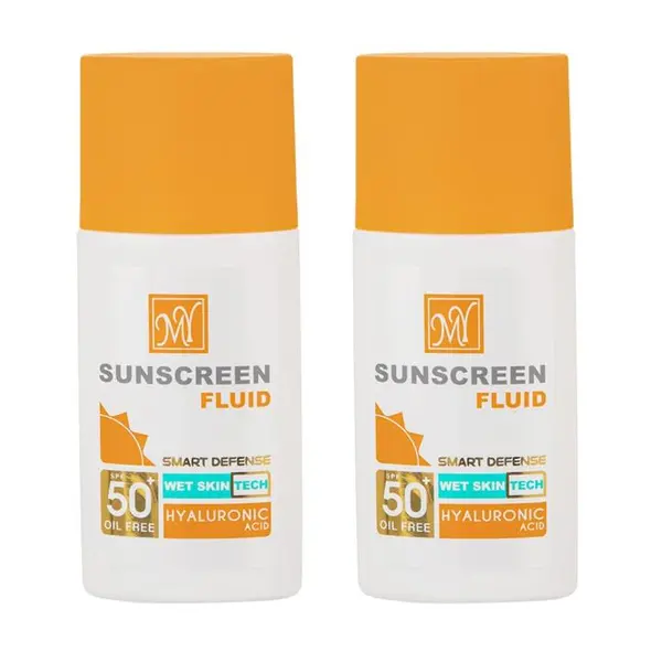 فلوئید ضد آفتاب بی رنگ مای SPF50 مدل Hyaluronic Acid مناسب انواع پوست حجم 50 میلی لیتر مجموعه 2 عددی - 4