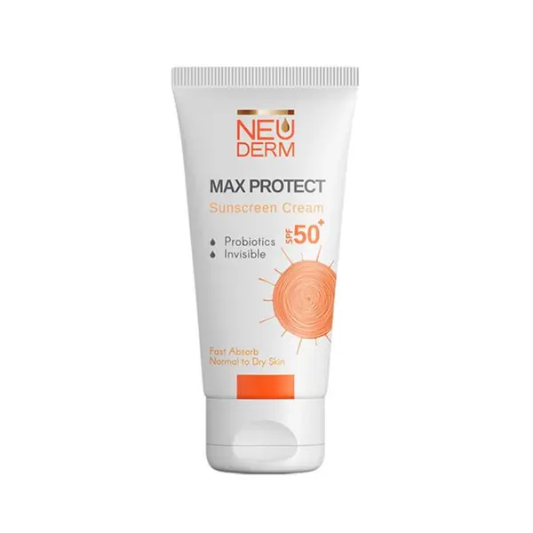 کرم ضد آفتاب بدون رنگ نئودرم SPF 50 مدل invizible_normal ‌مناسب انواع پوست  حجم 50 میلی‌لیتر - 2