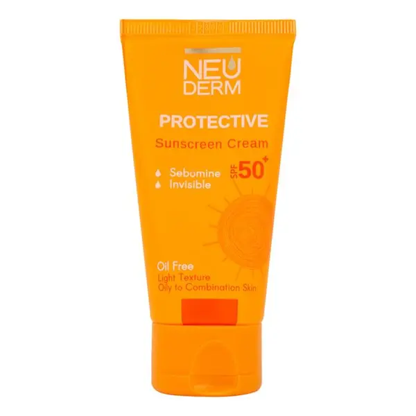 کرم ضد آفتاب بدون رنگ نئودرم SPF 50 مدل PROTECTIVE ‌مناسب پوست‌های چرب و مختلط حجم 50 میلی‌لیتر - 2
