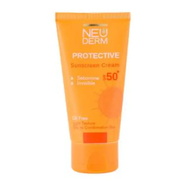 کرم ضد آفتاب بدون رنگ نئودرم SPF 50 مدل PROTECTIVE ‌مناسب پوست‌های چرب و مختلط حجم 50 میلی‌لیتر - 5