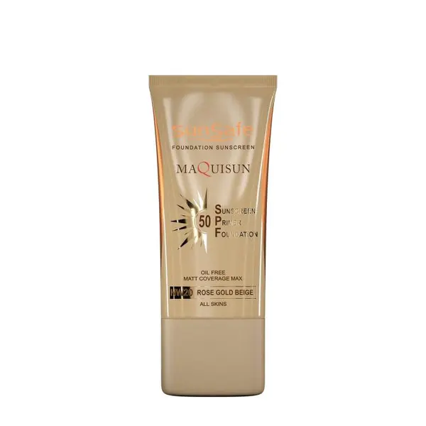 کرم ضد آفتاب کرم پودری فاقد چربی و مات‌کننده SPF50 سان سیف Sun Safe حجم 40 میلی‌لیتر - 2