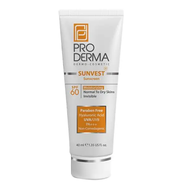 کرم ضد آفتاب و مرطوب کننده پرودرما مدل  SPF60 حجم 40 میلی لیتر - 3