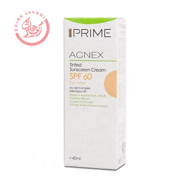 کرم ضد آفتاب رنگی SPF60 پریم رنگ بژ روشن 40 میل - 2