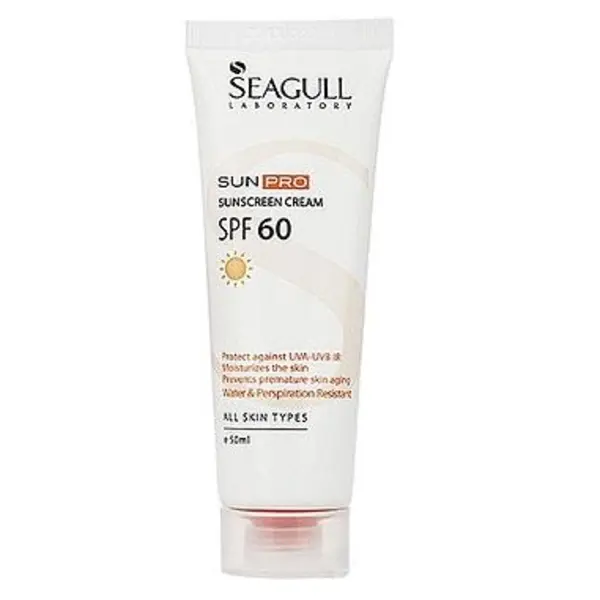 کرم ضد آفتاب بی رنگ SPF60 مناسب انواع پوست سی گل 50 میل - 5
