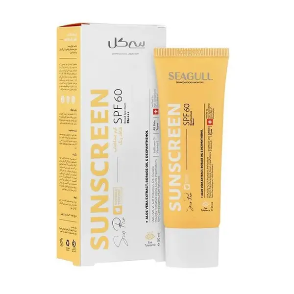 کرم ضد آفتاب فاقد رنگ با SPF 60 حجم 50 میلی لیتر سی گل - 3