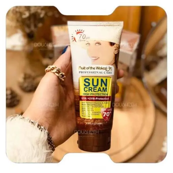 کرم ضد آفتاب spf70 وکالی wokali حجم 130 میل - 2