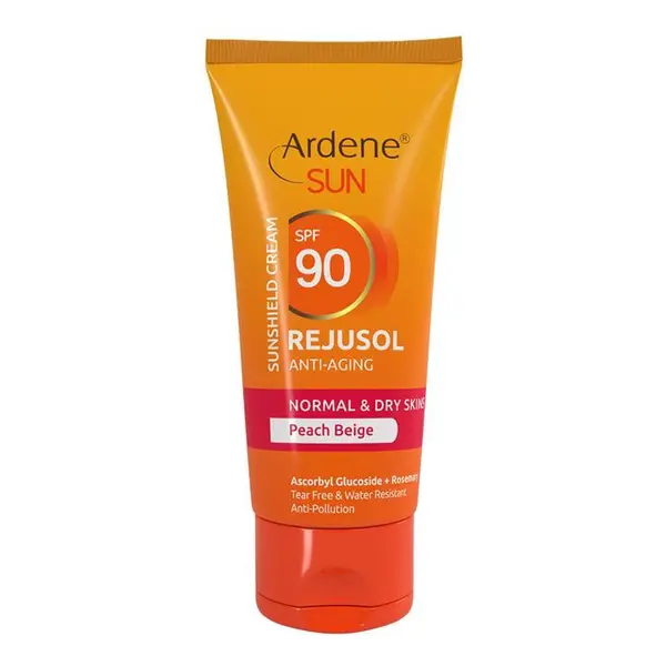 کرم ضد آفتاب رژوسول آردن SPF90  سان مدل Peach Beige مقدار 50 گرم برای پوست های معمولی و خشک - 3