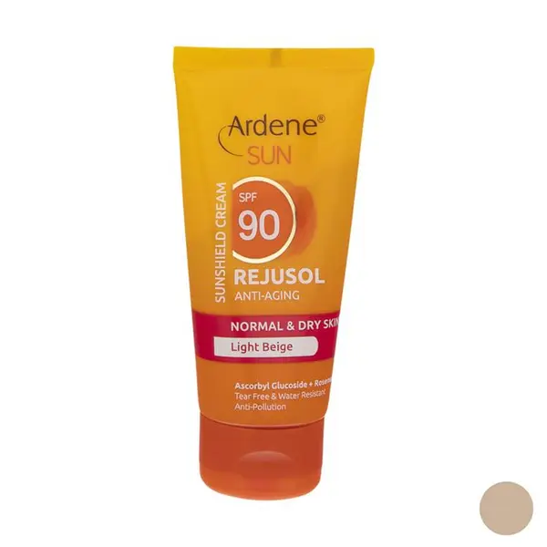 ضد آفتاب رژوسول آردن SPF90 برای پوست های معمولی و خشک بژ روشن - 2