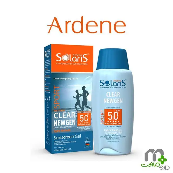 ژل ضد آفتاب SPORT کلییر نیوژن SPF50 سولاریس آردن 100 میل - 2