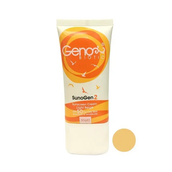 کرم ضد آفتاب ژنوبایوتیک مدل Sunogen2 مقدار 50 گرم - 2